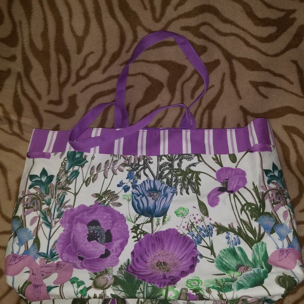 Flower print bag